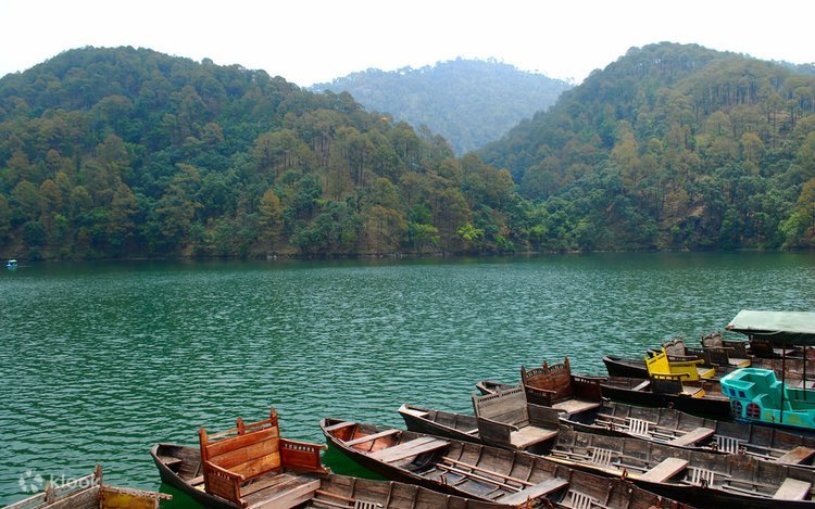 Nainital lake and hills